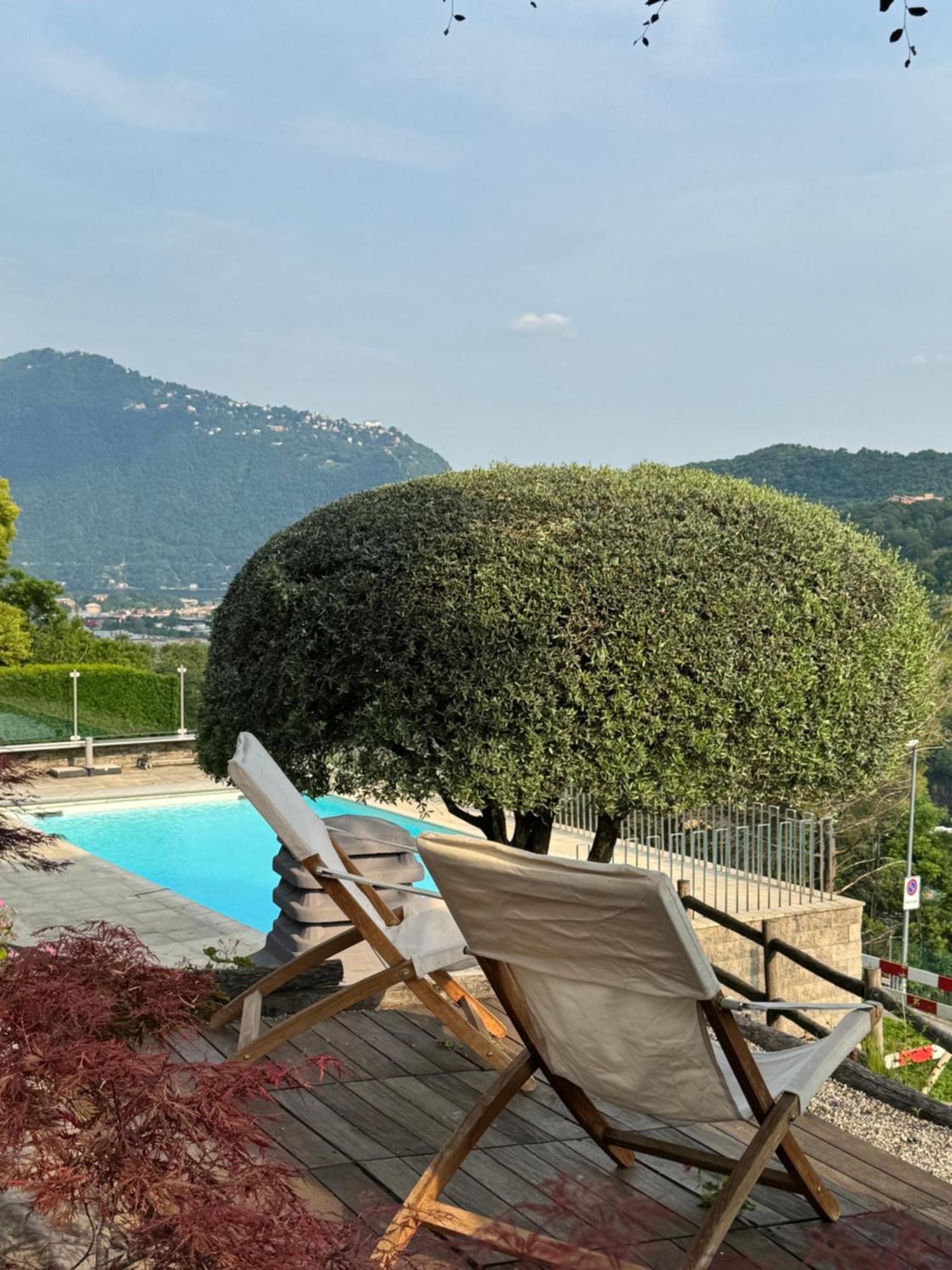 Veralto - Modern Suite With Como Lake View Vacallo Exterior photo
