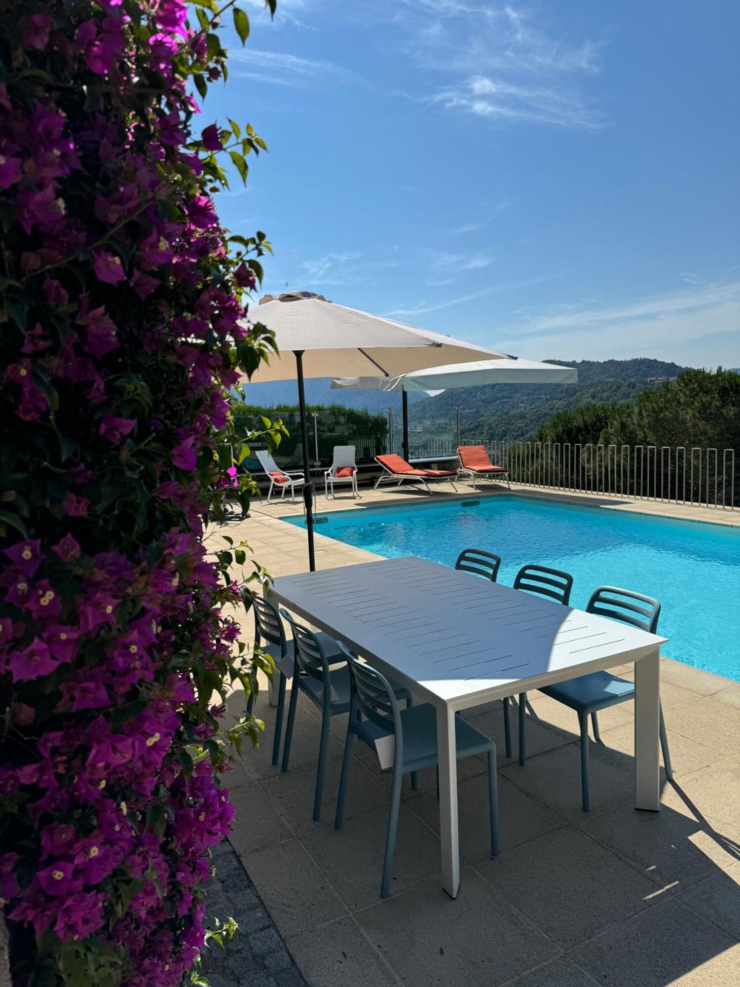 Veralto - Modern Suite With Como Lake View Vacallo Exterior photo